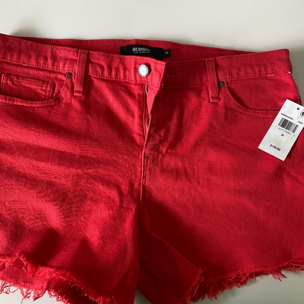 NWT Hudson Jeans Gemma Cutoff Denim Shorts